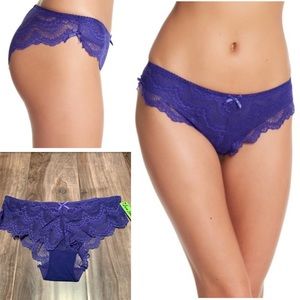 Sam Edelman Spectrum Blue Scallop Edge Panty